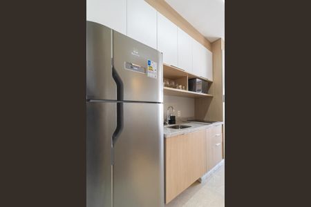 Studio para alugar com 25m², 1 quarto e sem vaga Studio para alugar com 25m², 1 quarto e sem vagaCozinha