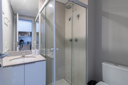 Studio para alugar com 25m², 1 quarto e sem vaga Studio para alugar com 25m², 1 quarto e sem vagaBanheiro