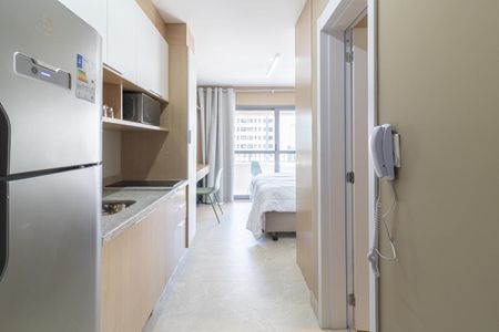 Studio para alugar com 25m², 1 quarto e sem vaga Studio para alugar com 25m², 1 quarto e sem vagaCozinha