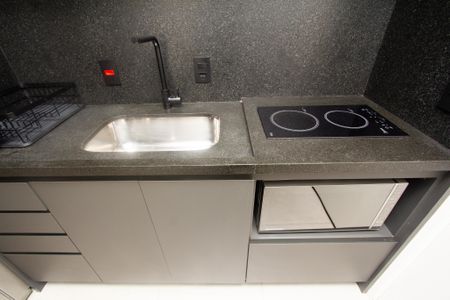 Studio para alugar com 25m², 1 quarto e sem vagaCozinha