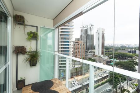 Studio para alugar com 25m², 1 quarto e sem vagaVaranda