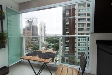 Studio para alugar com 25m², 1 quarto e sem vagaVaranda