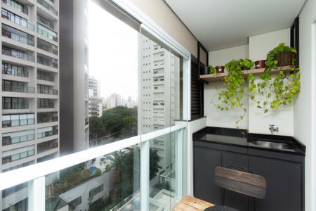 Studio para alugar com 25m², 1 quarto e sem vagaVaranda