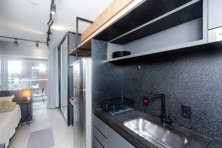 Studio para alugar com 25m², 1 quarto e sem vagaCozinha
