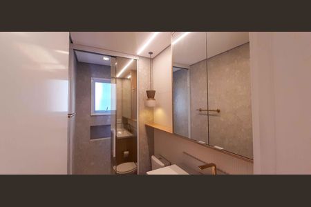 Apartamento à venda com 83m², 2 quartos e 2 vagasBanheiro da Suíte