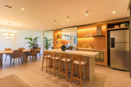 Apartamento para alugar com 43m², 2 quartos e sem vaga Apartamento para alugar com 43m², 2 quartos e sem vagaÁrea comum - Salão de festas