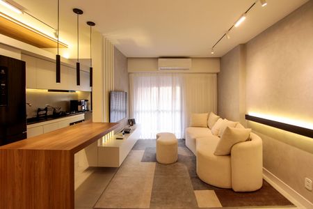 Apartamento à venda com 65m², 1 quarto e 1 vagaSala