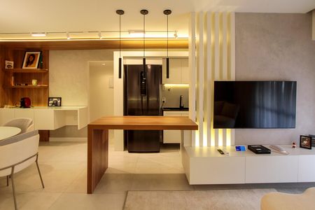 Sala de apartamento à venda com 1 quarto, 65m² em Barra da Tijuca, Rio de Janeiro