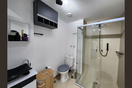 Studio para alugar com 29m², 1 quarto e sem vaga Studio para alugar com 29m², 1 quarto e sem vagaBanheiro