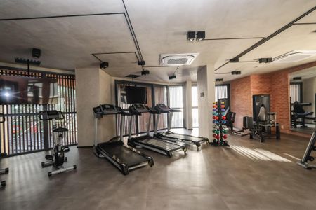 Studio para alugar com 20m², 1 quarto e sem vaga Studio para alugar com 20m², 1 quarto e sem vagaÁrea comum - Academia