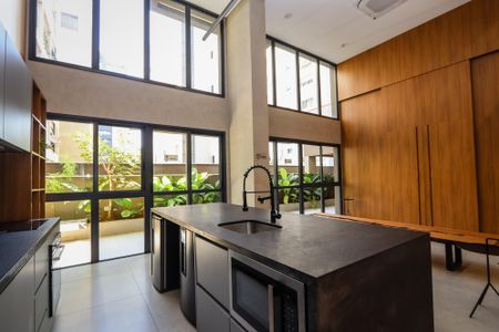 Studio para alugar com 20m², 1 quarto e sem vaga Studio para alugar com 20m², 1 quarto e sem vagaÁrea comum - Salão de festas