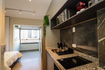 Studio para alugar com 20m², 1 quarto e sem vaga Studio para alugar com 20m², 1 quarto e sem vagaCozinha