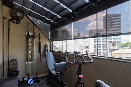 Apartamento para alugar com 52m², 1 quarto e sem vaga Apartamento para alugar com 52m², 1 quarto e sem vagaVaranda da Sala (academia)