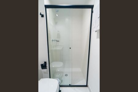 Studio para alugar com 29m², 1 quarto e sem vaga Studio para alugar com 29m², 1 quarto e sem vagaBanheiro da Suíte Detalhe