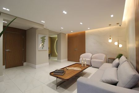 Studio para alugar com 38m², 1 quarto e 1 vagaHall Social