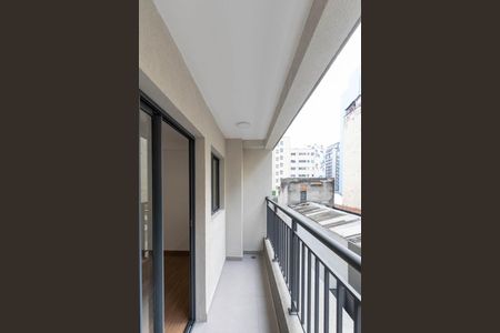 Varanda de kitnet/studio à venda com 1 quarto, 27m² em República, São Paulo