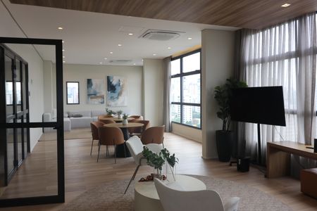 Apartamento à venda com 27m², 1 quarto e sem vagaÁrea comum - Salão de festas