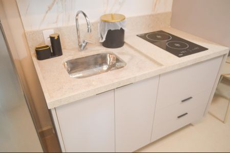 Studio para alugar com 23m², 1 quarto e sem vaga Studio para alugar com 23m², 1 quarto e sem vagaCozinha