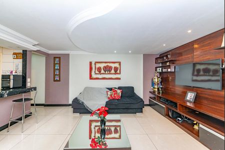 Sala de apartamento à venda com 3 quartos, 110m² em Conjunto California, Belo Horizonte