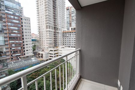 Apartamento para alugar com 27m², 1 quarto e sem vagaVaranda