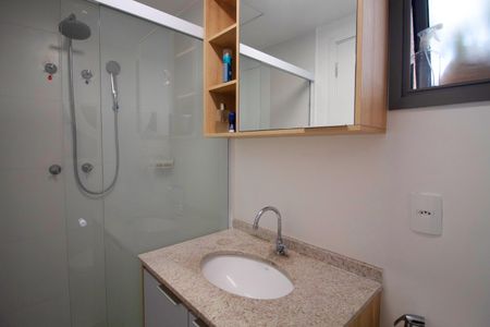 Studio para alugar com 44m², 1 quarto e sem vaga Studio para alugar com 44m², 1 quarto e sem vagaBanheiro