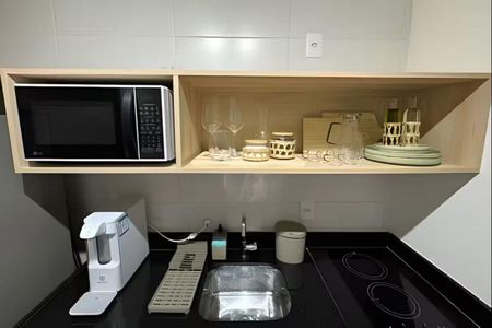 Studio para alugar com 25m², 1 quarto e sem vaga Studio para alugar com 25m², 1 quarto e sem vagaCozinha