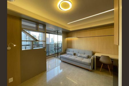 Studio para alugar com 25m², 1 quarto e sem vaga Studio para alugar com 25m², 1 quarto e sem vagaSala