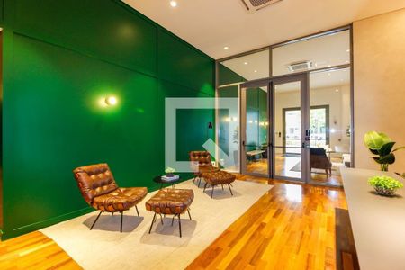 Studio para alugar com 37m², 1 quarto e 1 vagaCondomínio - Hall 