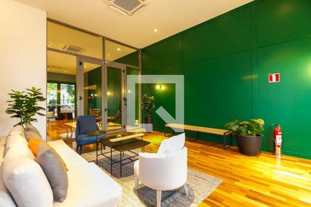 Studio para alugar com 37m², 1 quarto e 1 vagaCondomínio - Hall 