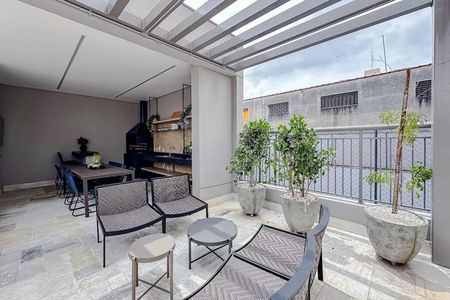 Apartamento para alugar com 30m², 1 quarto e 1 vaga Apartamento para alugar com 30m², 1 quarto e 1 vagaÁrea comum - Churrasqueira
