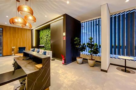 Apartamento para alugar com 30m², 1 quarto e 1 vaga Apartamento para alugar com 30m², 1 quarto e 1 vagaÁrea comum - Hall Social