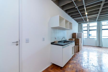 Studio para alugar com 27m², 1 quarto e sem vagaCozinha