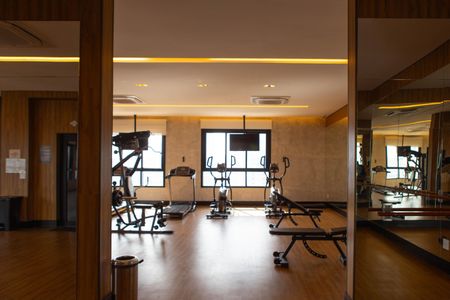 Studio para alugar com 25m², 1 quarto e 1 vaga Studio para alugar com 25m², 1 quarto e 1 vagaÁrea comum - Academia