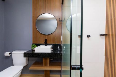 Studio para alugar com 27m², 1 quarto e sem vagaBanheiro