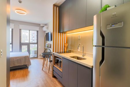 Studio para alugar com 24m², 1 quarto e sem vagaCozinha
