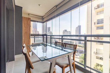 Studio para alugar com 47m², 1 quarto e 1 vagaVaranda