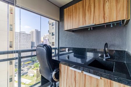 Studio para alugar com 47m², 1 quarto e 1 vagaVaranda