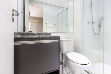 Apartamento para alugar com 57m², 1 quarto e 1 vaga Apartamento para alugar com 57m², 1 quarto e 1 vagaBanheiro 1