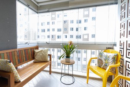 Apartamento para alugar com 57m², 1 quarto e 1 vaga Apartamento para alugar com 57m², 1 quarto e 1 vagaVaranda - Sala