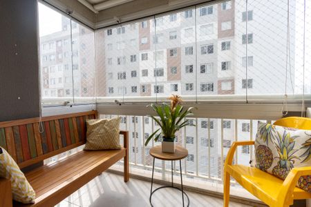 Apartamento para alugar com 57m², 1 quarto e 1 vaga Apartamento para alugar com 57m², 1 quarto e 1 vagaVaranda - Sala