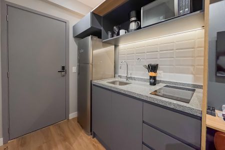 Studio à venda com 26m², 1 quarto e sem vagaCozinha