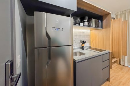 Studio à venda com 26m², 1 quarto e sem vagaCozinha