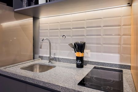 Studio à venda com 26m², 1 quarto e sem vagaCozinha