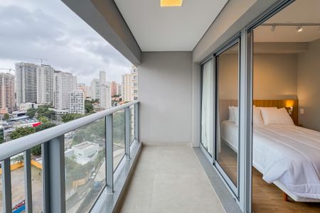 Studio à venda com 26m², 1 quarto e sem vagaVaranda