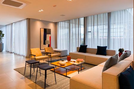 Studio à venda com 26m², 1 quarto e sem vagaÁrea comum - Salão de festas