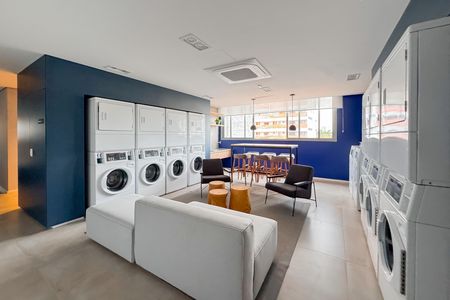 Studio à venda com 26m², 1 quarto e sem vagaLavanderia