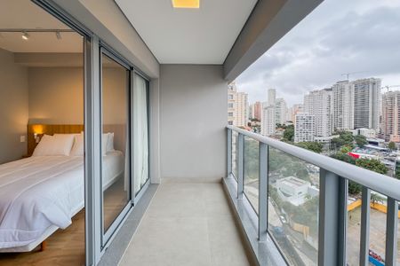 Studio à venda com 26m², 1 quarto e sem vagaVaranda