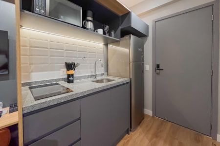 Studio à venda com 26m², 1 quarto e sem vagaCozinha