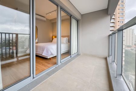 Studio à venda com 26m², 1 quarto e sem vagaVaranda