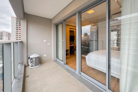 Studio à venda com 26m², 1 quarto e sem vagaVaranda